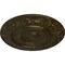 Ekena Millwork Biddix Ceiling Medallion (Fits Canopies up to 7 1/2"), Hand-Painted Green Gold, 20 7/8"OD x 1 1/4"P CM20BXGGS - alternate 5